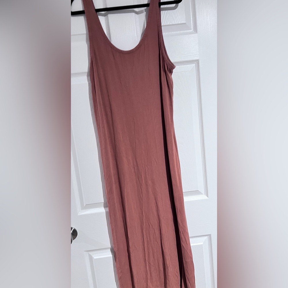 Old Navy Maxi Tank Dress in burnt orange